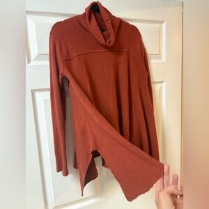 Free People Wool /Cotton Cowl Neck Sweater